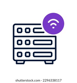 icono de servidor para el diseño de tu sitio web, logotipo, aplicación, interfaz de usuario.