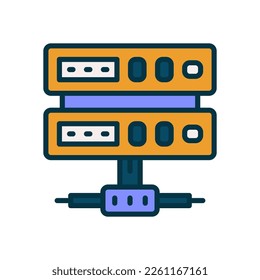 server icon for your website, mobile, presentation, and logo design.