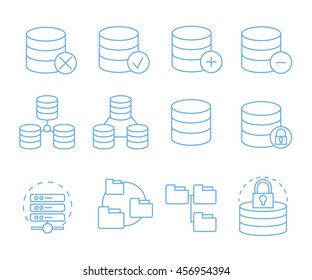 server icons, data center icons