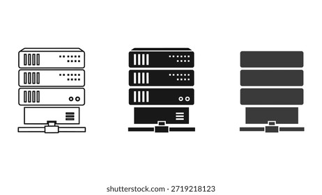 Iconos del servidor en estilo diferente