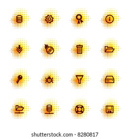 server icons, dots series