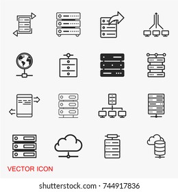 server icons vector