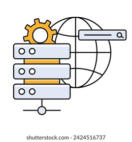 Server Illustration. Serving the World. Powerful Servers, Global Reach. Connecting Everywhere. Efficient Servers, Seamless Operations.