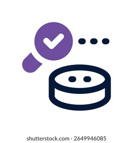 server inspection duotone icon. Sleek and modern vector icon for websites, mobile apps, marketing materials, and corporate design. Fully scalable and ready to use.