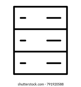 Server Line Icon.  96x96 for Web Graphics and Apps.  Simple Minimal Pictogram. Vector