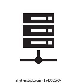 Server logo template vector icon design