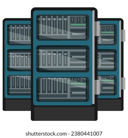 server many computers as an information hub