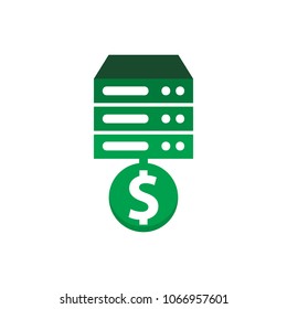 Server Money Logo Icon Design