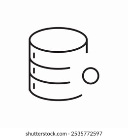 server notification icon sign vector