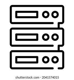 server outline design, SEO and web flat design for mobile concepts and web apps. Collection of modern infographic logo and pictogram.
