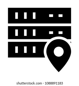 server pin vector glyphs icon