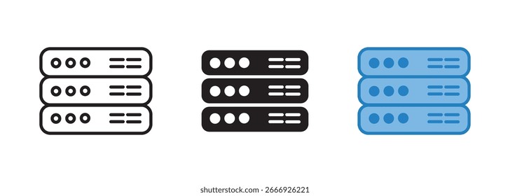 server rack icons for data center and cloud computing solutions. server, rack, data, center, cloud, computing, storage icon vector illustration