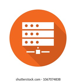 server rack vector icon