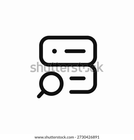 server search icon icon sign vector