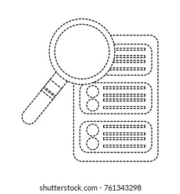 server search web hosting icon image