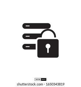server security icon, design inspiration vector template for interface and any purpose