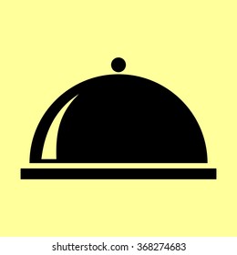 Server sign. Flat style icon vector illustration.