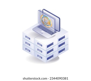 Server technology digital transformation portal button