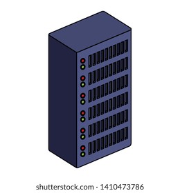 server tower data center icon