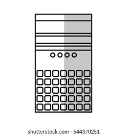 server tower isolated icon vector illustration design