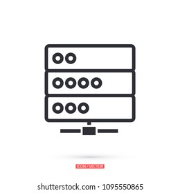 Server vector icon