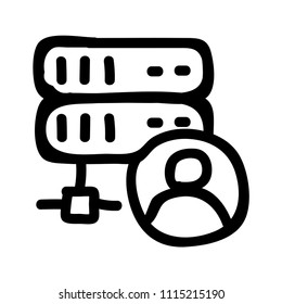 server vector icon