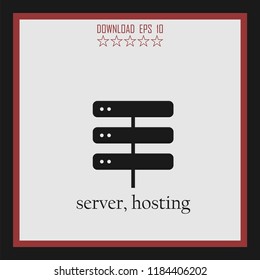 server vector icon