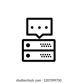 Server vector icon