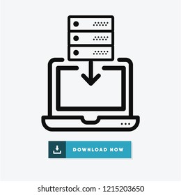 Server vector icon