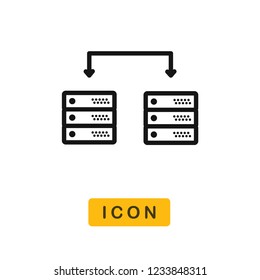 Server vector icon