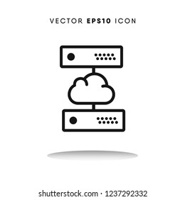 Server vector icon