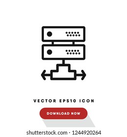 Server vector icon