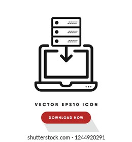 Server vector icon