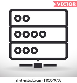 Server vector icon