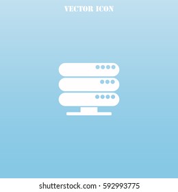 Server vector  icon.