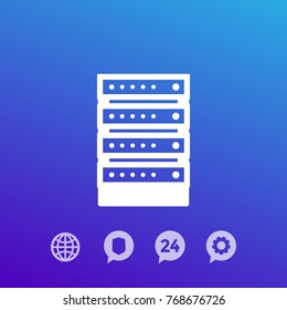 server vector icon