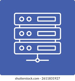 Server vector icon. Can be used for printing, mobile and web applications.