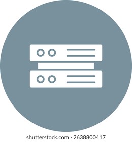 Server vector icon. Can be used for printing, mobile and web applications.