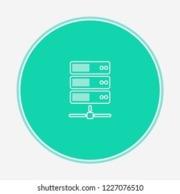 Server vector icon sign symbol