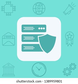 Server vector icon sign symbol