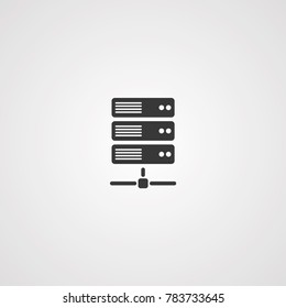 Server vector icon sign symbol
