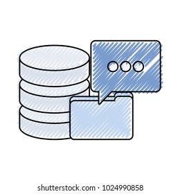 server vector illustration