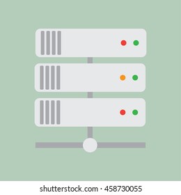 server. vector illustration.