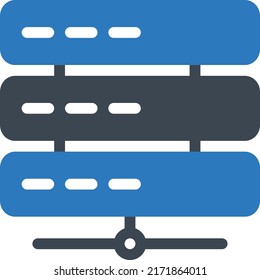 Server Vector illustration on a transparent background.Premium quality symbols.Glyphs vector icon for concept and graphic design.