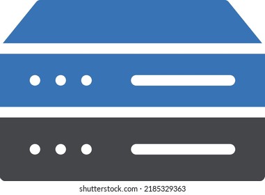 server  Vector illustration on a transparent background. Premium quality symmbols. Glyphs vector icons for concept and graphic design.