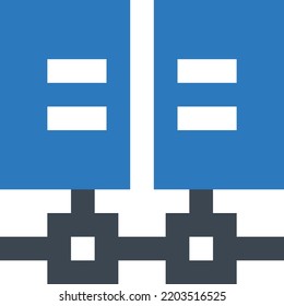 Ilustración vectorial de servidor en un fondo transparente.Símbolos de calidad premium.Icono vectorial glifos para el concepto y el diseño gráfico.