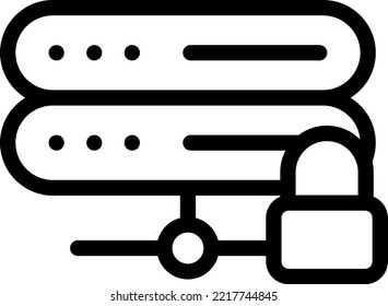 server Vector illustration on a transparent background.Premium quality symmbols.Stroke vector icons for concept and graphic design.