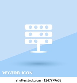 Server vector web icon