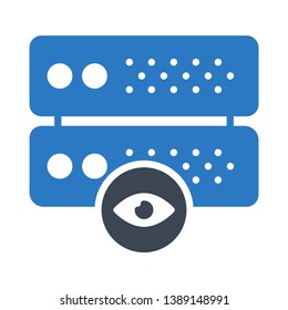 server view glyph double color icon