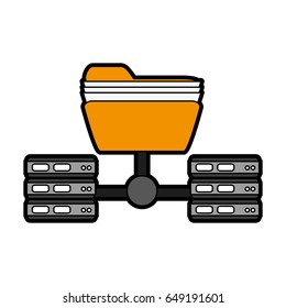 server web hosting related icon image